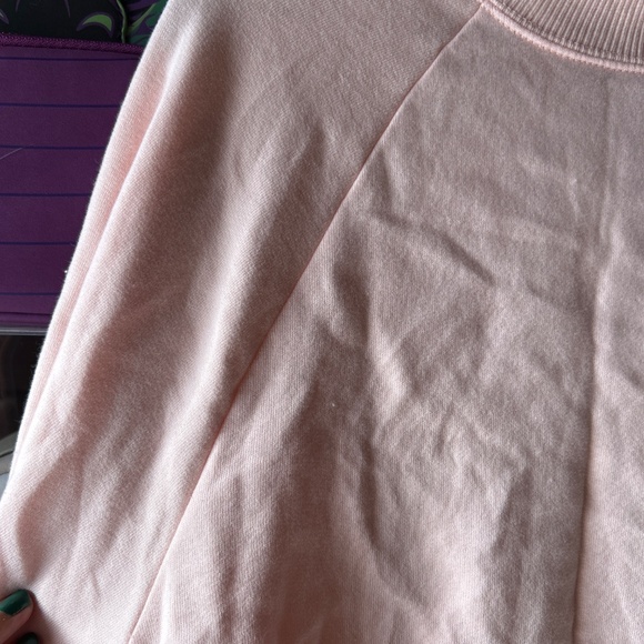 Hollister Pink Crewneck Sweater Butterfly Medium Women - Picture 9 of 12